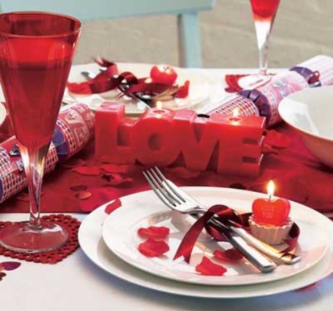 La mesa más romántica del año para San Valentín
