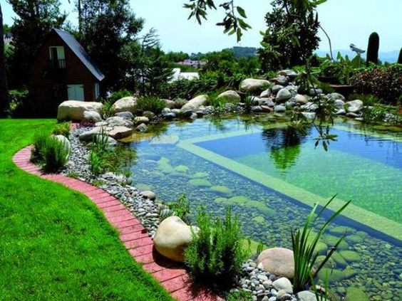 ¿Conoces la moda de las piscinas naturales?