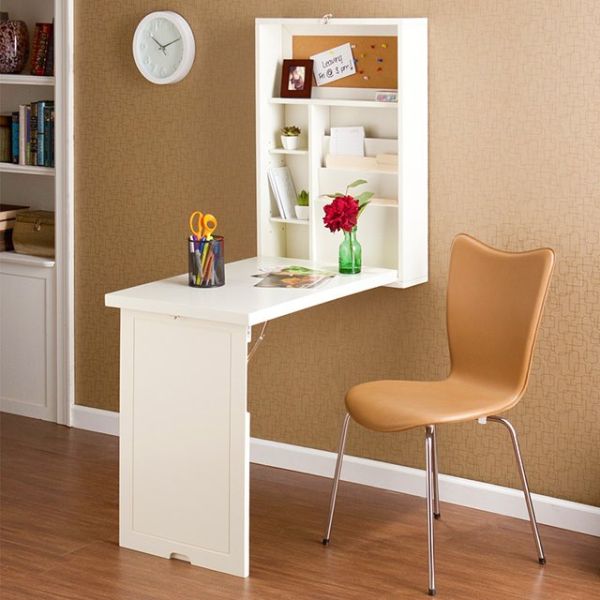 Soluciones con muebles abatibles y multifuncionales para espacios pequeños